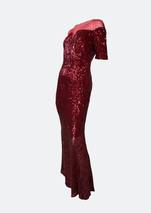 Diamond Vedette Mermaid Gown